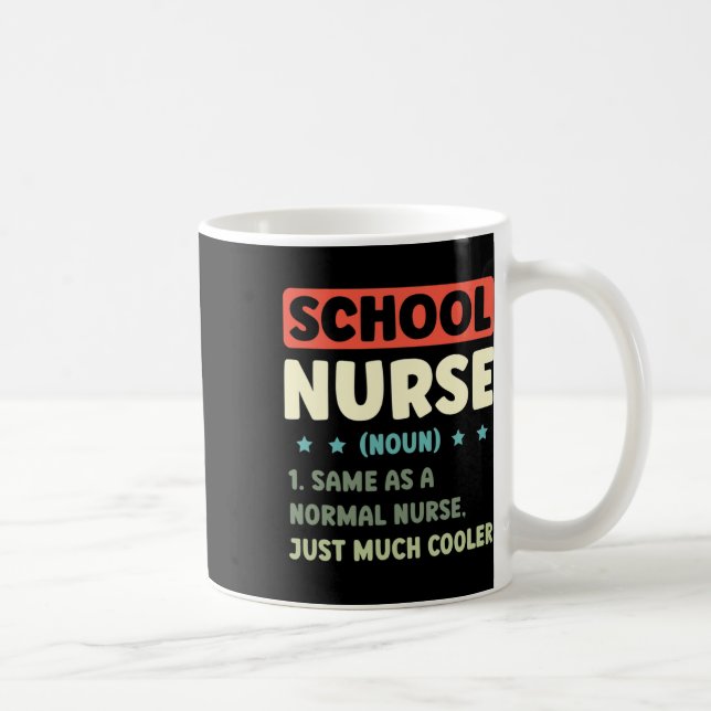 Fun School Nurse Definition Byck To School  Kaffeetasse (Rechts)