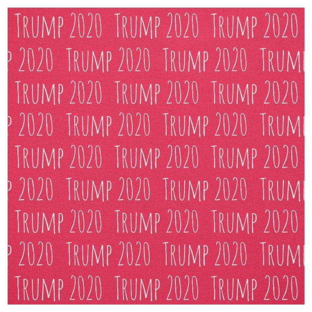 Fun Schriftart Donald Trump 2020 Muster Stoff (Muster)