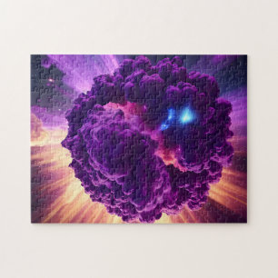 Fun Science Fiction Galactic Lila Cloud Puzzle