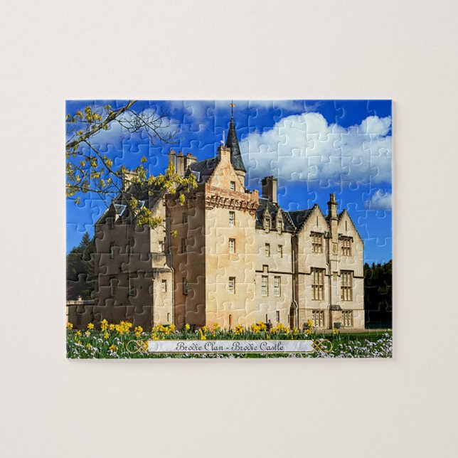 Fun Scottish Brodie Clan's Castle Foto Puzzle (Horizontal)