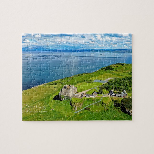 Fun Scottish MacLean Clans Landschaftliches Duart  Puzzle (Horizontal)