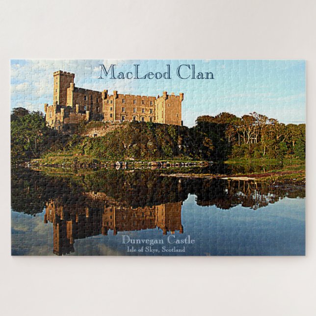 Fun Scottish MacLeod Clans Dunvegan Castle Puzzle (Horizontal)