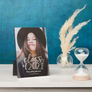 Fun Script Abschluss Foto Plaque Fotoplatte