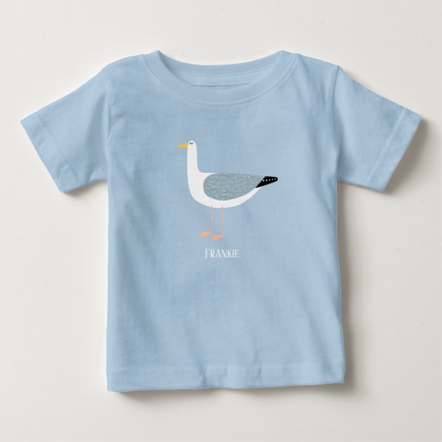 Fun Seagull Baby T-shirt (Vorderseite)