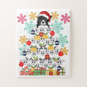 Fun Sheep Herding Weihnachtsbaum Puzzle