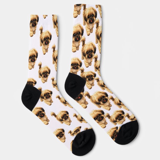 Fun Shih Tzu Dog Socks Socken (Rechts)