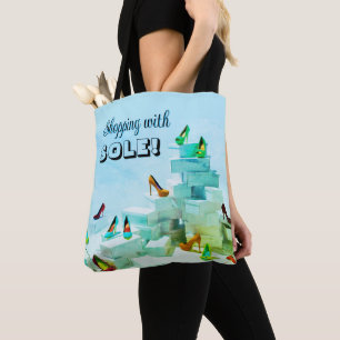 Fun Shopping Tote Tasche für Schuhliebhaber