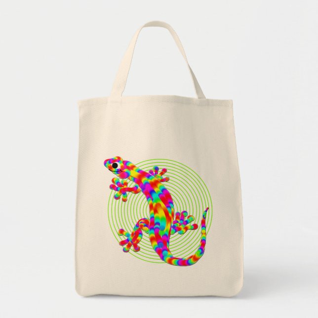 Fun Sidney Salamander Grocery Tote Bag Tragetasche (Vorne)
