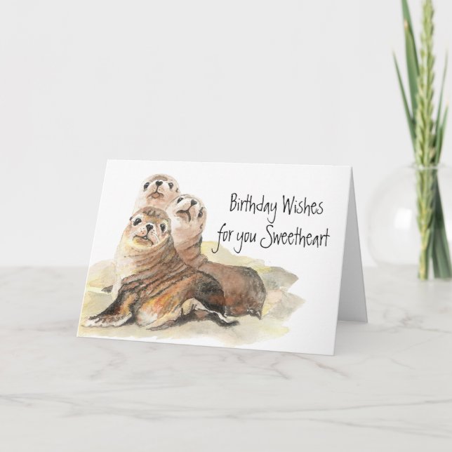 Fun Siegel der Zulassung Sweetheart the Best Karte (Vorderseite)