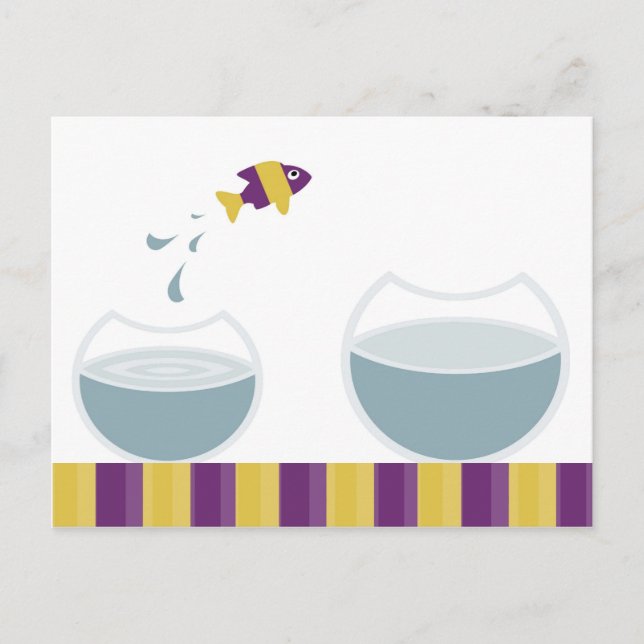 Fun Simple Message Postkarte (Vorderseite)