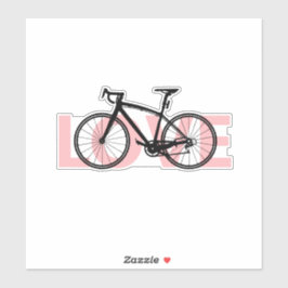 Fun Simple Modern European Style Cool Bicycle Lieb Aufkleber