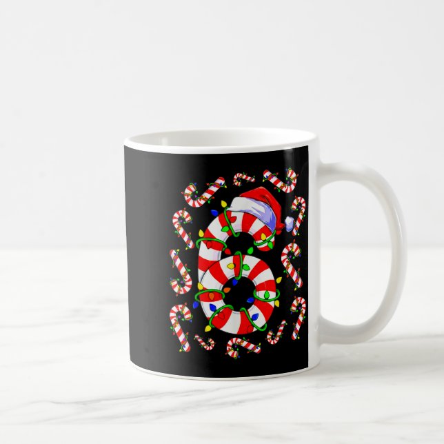 Fun Six Seven 6 7 Meme Design Couples Christmas Ca Kaffeetasse (Rechts)