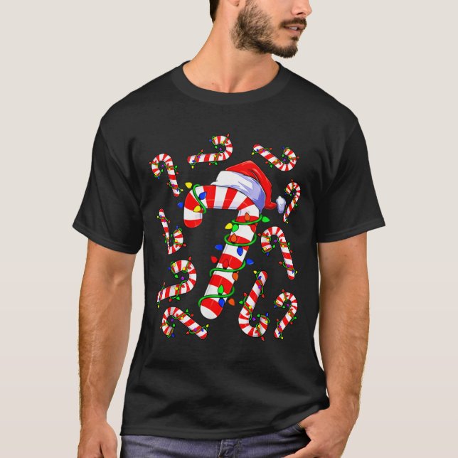 Fun Six Seven 6 7 Meme Design Couples Christmas Ca T-Shirt (Vorderseite)