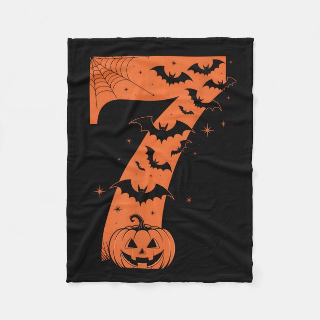 Fun Six Seven 6 7 Meme Design Couples Halloween  Fleecedecke (Vorderseite)