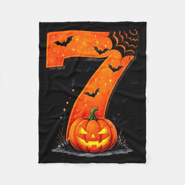 Fun Six Seven 6 7 Meme Design Couples Halloween  Fleecedecke (Vorderseite)