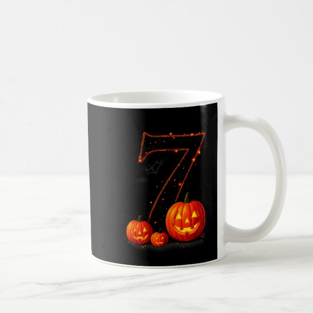 Fun Six Seven 6 7 Meme Design Couples Halloween  Kaffeetasse (Rechts)