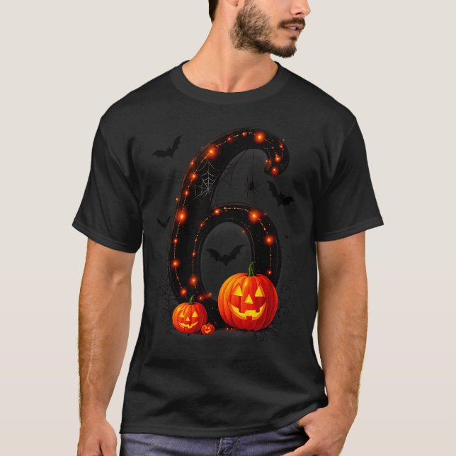 Fun Six Seven 6 7 Meme Design Couples Halloween  T-Shirt (Vorderseite)