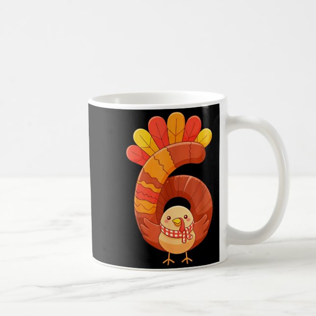 Fun Six Seven 6 7 Meme Design Couples Thanksgiving Kaffeetasse (Rechts)