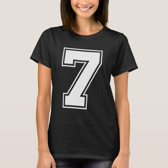 Fun Six Seven 6 7 Meme Design  T-Shirt (Vorderseite)