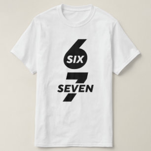 Fun Six Sieben Meme Design 6 7 T-Shirt
