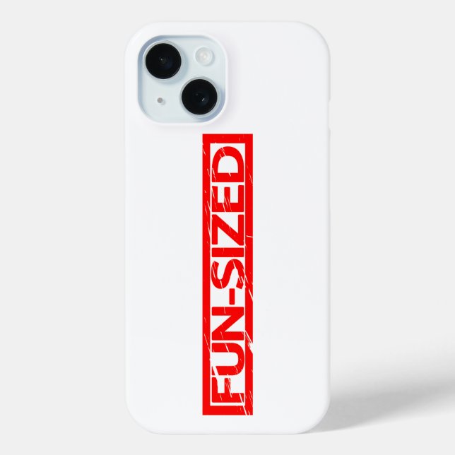 Fun-Size-Briefmarke Case-Mate iPhone Hülle (Rückseite)