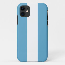 Fun Sleek Sporty Ocean Blue White Racing Streifen Case-Mate iPhone Hülle