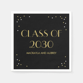 Fun Snapshots Bearbeitbarer Abschluss Napkins Serviette