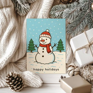 Fun Snowman Niedlich Weihnachten
