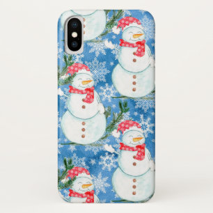 Fun Snowman Weihnachten iPhone Case
