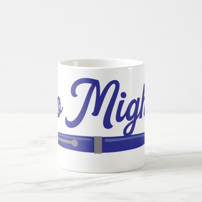 Fun so Mighty Author Pen Writer Design Kaffeetasse (Mittel)