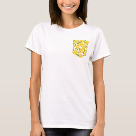 Fun Sommerlicher Fresh Lemon Slices Pocket T - Shi T-Shirt