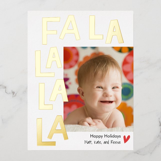 Fun Song Fox Weihnachtsfeiertag Foto Postkarte (Vorderseite)