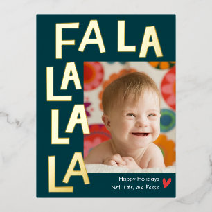 Fun Song Fox Weihnachtsfeiertag Foto Postkarte