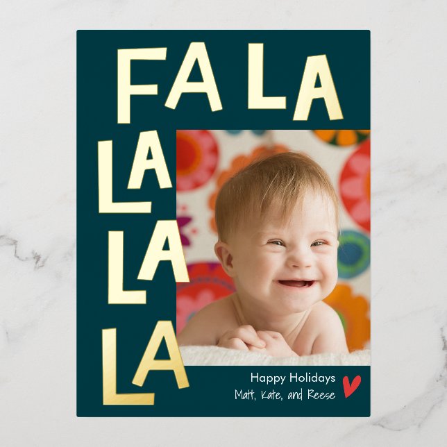 Fun Song Fox Weihnachtsfeiertag Foto Postkarte (Vorderseite)