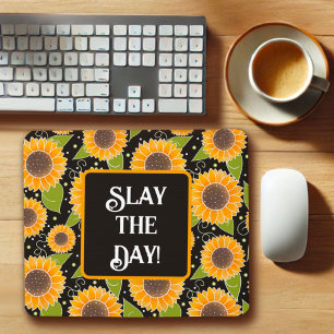 Fun Sonnenblumen Muster fröhliche Custom Mousepad