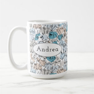 Fun Spaß Blue Mum Kaffeetasse