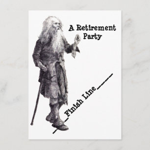 Fun Spaß Mann erreicht Altersversorgung Party Einl Einladung