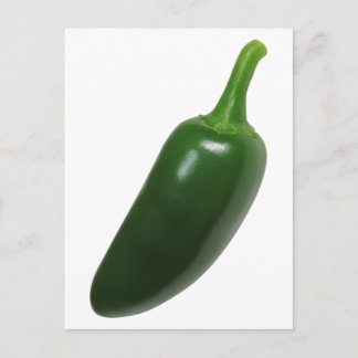 Fun & Spicy Jalapeno Pepper Postkarte