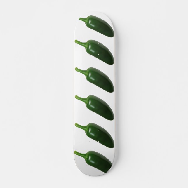Fun & Spicy Jalapeno Pepper Skateboard (Vorne)