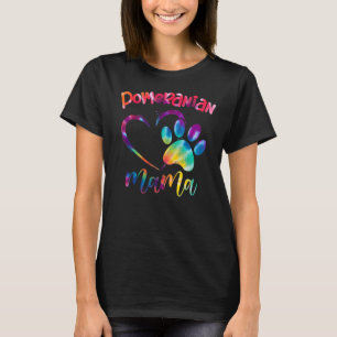 Fun Spitz Mama Pet Bekleidung Hund Spitz Mo T-Shirt