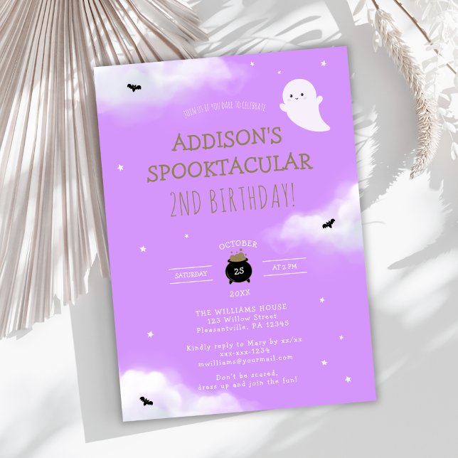 Fun Spooky Halloween Kindergeburtstag Party Einladung (Von Creator hochgeladen)