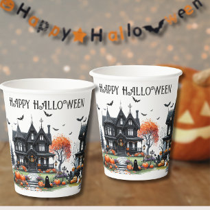 Fun Spooky Halloween-Party Pappbecher