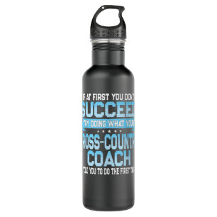 Fun Sport Coach Geschenk Funny Cross Country Spric Edelstahlflasche