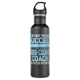 Fun Sport Coach Geschenk Funny Cross Country Spric Edelstahlflasche