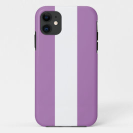 Fun Sporty Lavender Lila weiße Streifen Case-Mate iPhone Hülle