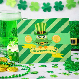 Fun St. Patrick's Day Postkarte