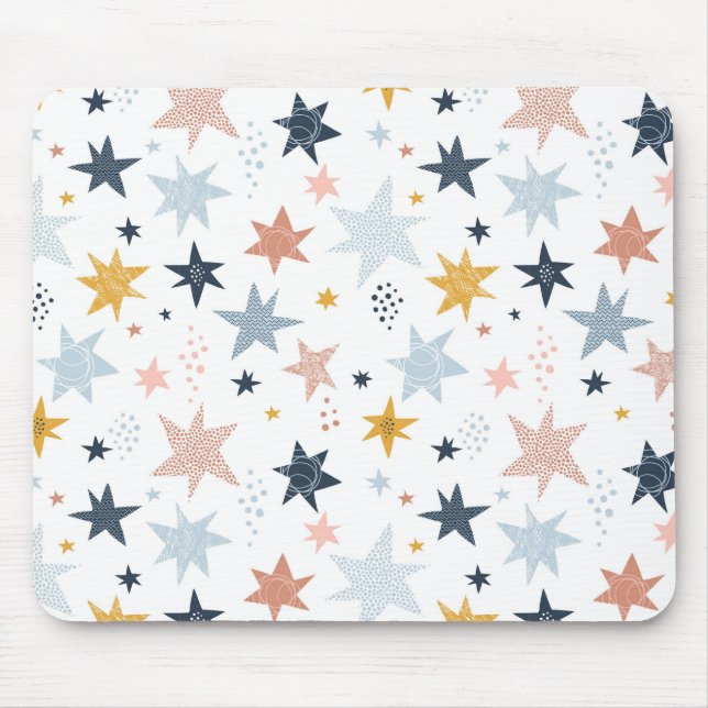 Fun Star Muster Mousepad (Vorne)