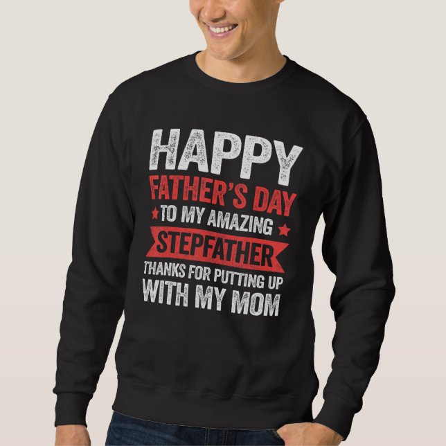 Fun Stepfather Stepson StepTochter Stepdad Match Sweatshirt (Vorderseite)