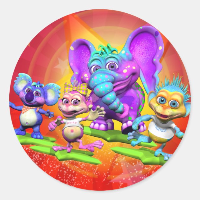 Fun Stickers mit "The GiggleBlies" (Vorderseite)