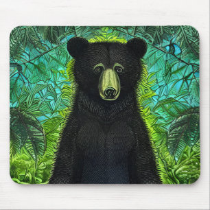 Fun Storybook Little Black Bar Mousepad